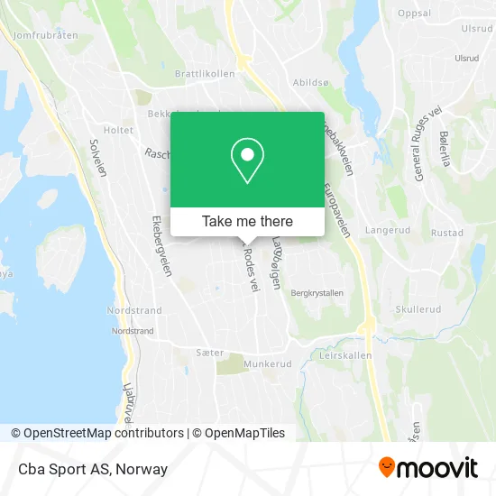 Cba Sport AS map