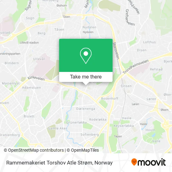 Rammemakeriet Torshov Atle Strøm map