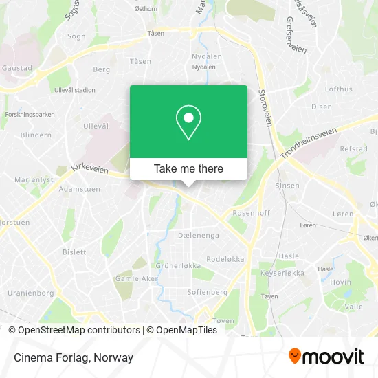 Cinema Forlag map