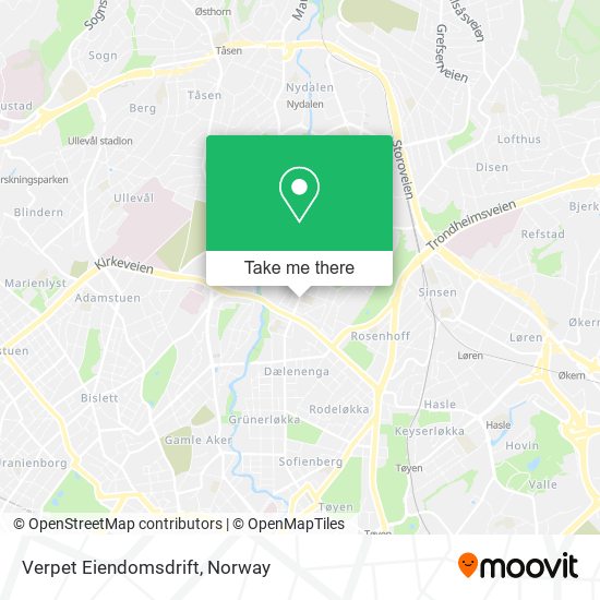 Verpet Eiendomsdrift map
