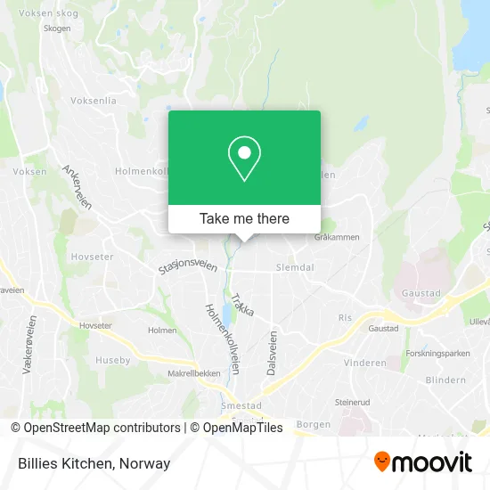 Billies Kitchen map