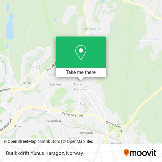 Butikkdrift Yunus Karagøz map