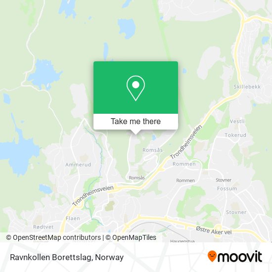 Ravnkollen Borettslag map