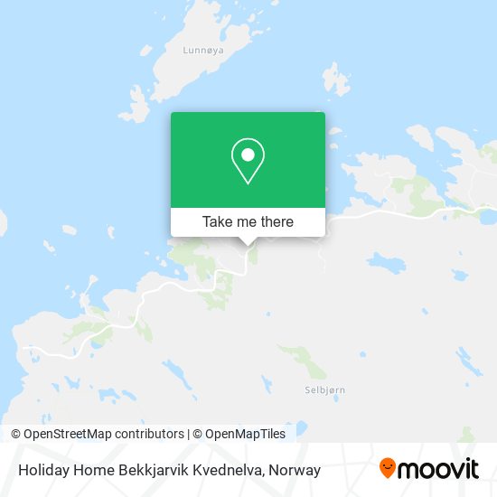 Holiday Home Bekkjarvik Kvednelva map