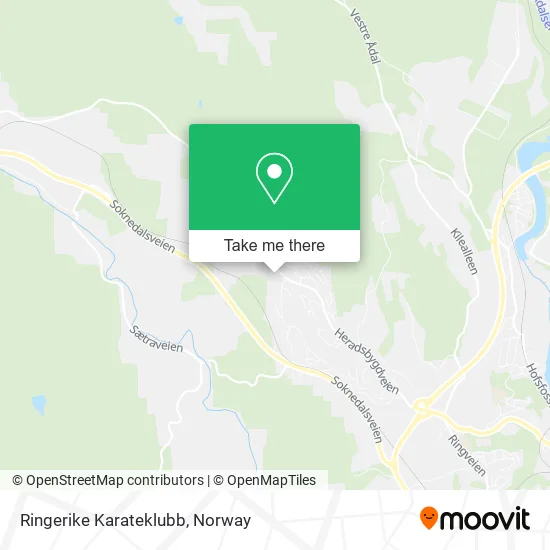 Ringerike Karateklubb map