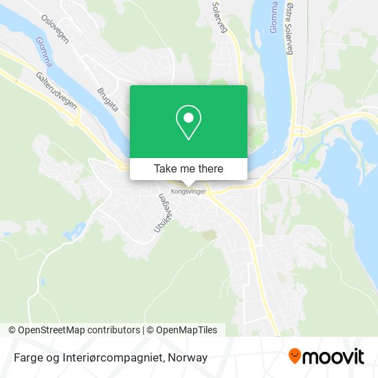 Farge og Interiørcompagniet map
