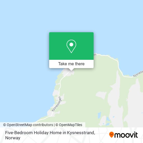 Five-Bedroom Holiday Home in Kysnesstrand map