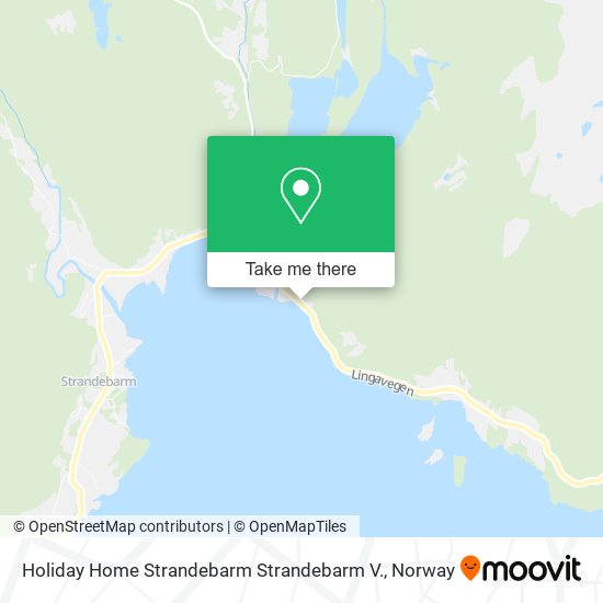 Holiday Home Strandebarm Strandebarm V. map