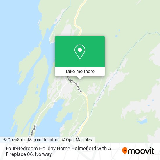 Four-Bedroom Holiday Home Holmefjord with A Fireplace 06 map
