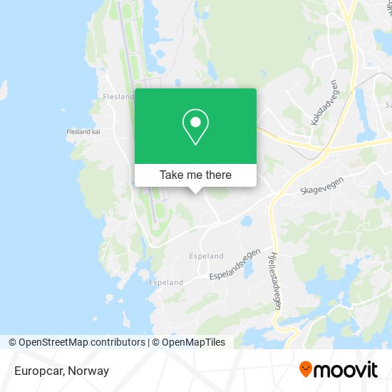 Europcar map