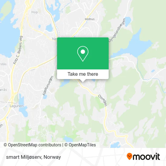 smart Miljøserv map
