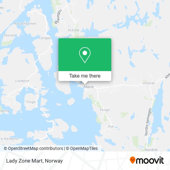Lady Zone Mart map