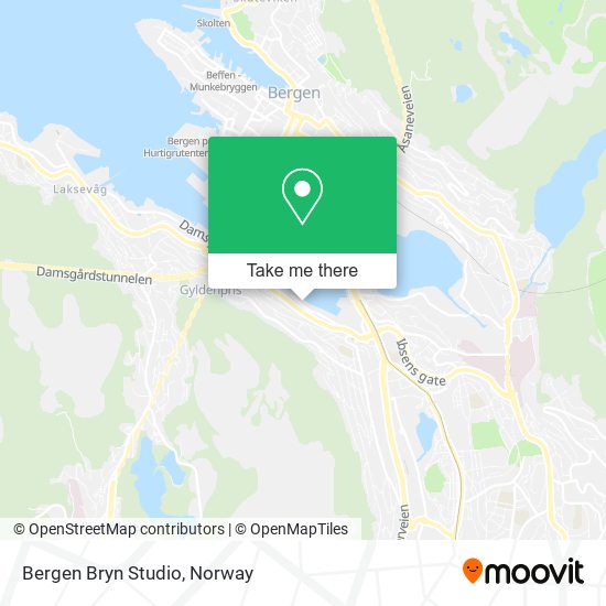 Bergen Bryn Studio map