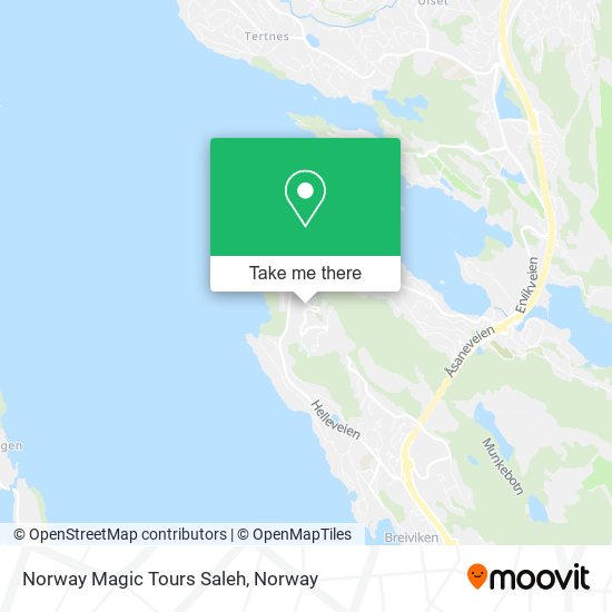 Norway Magic Tours Saleh map
