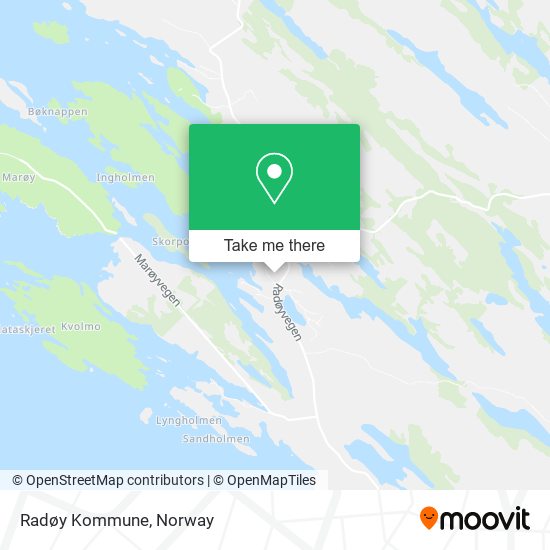 Radøy Kommune map