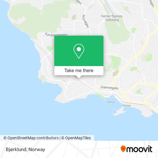 Bjørklund map