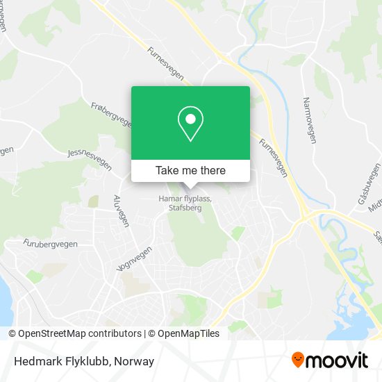 Hedmark Flyklubb map