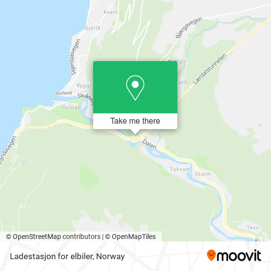 Ladestasjon for elbiler map