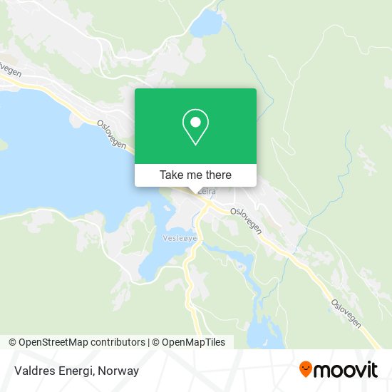 Valdres Energi map