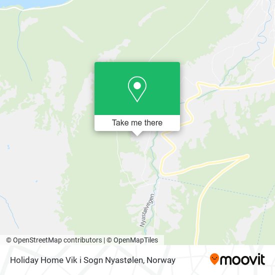 Holiday Home Vik i Sogn Nyastølen map