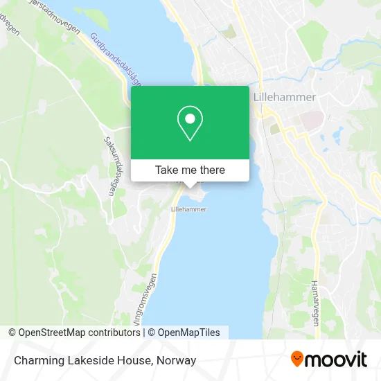 Charming Lakeside House map