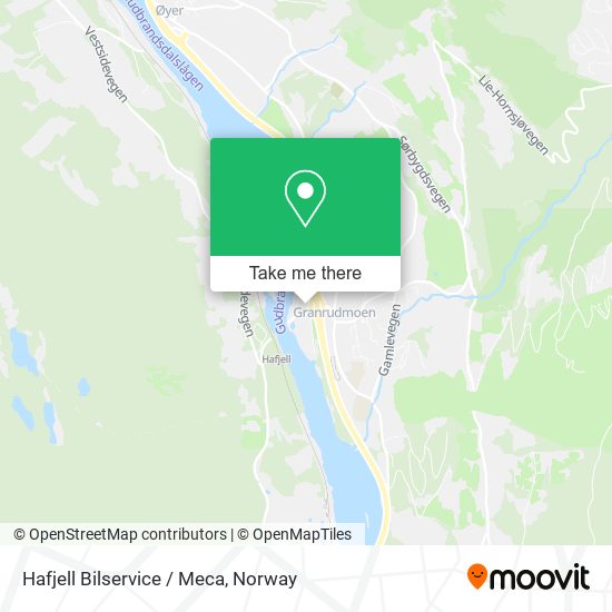 Hafjell Bilservice / Meca map