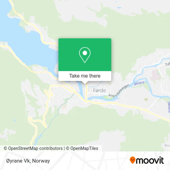 Øyrane Vk map
