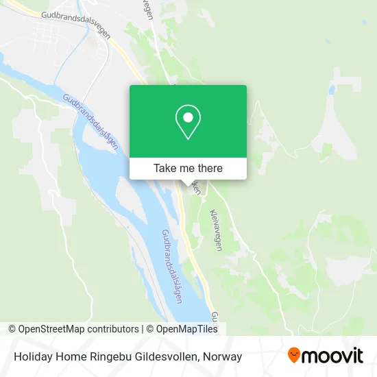 Holiday Home Ringebu Gildesvollen map