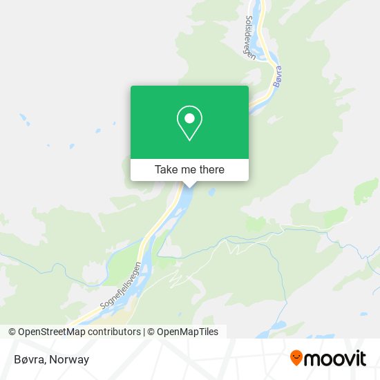 Bøvra map
