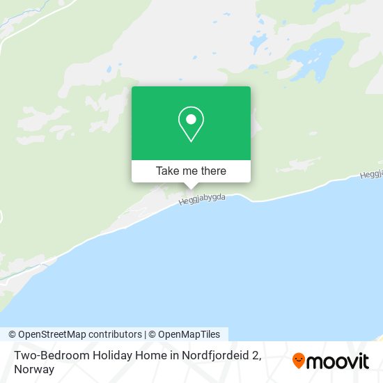 Two-Bedroom Holiday Home in Nordfjordeid 2 map