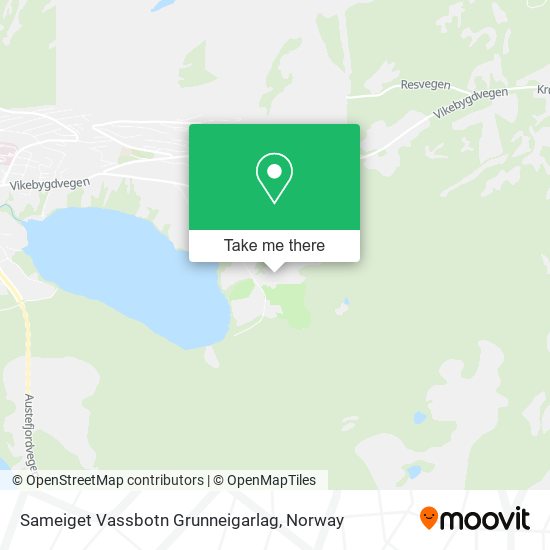 Sameiget Vassbotn Grunneigarlag map