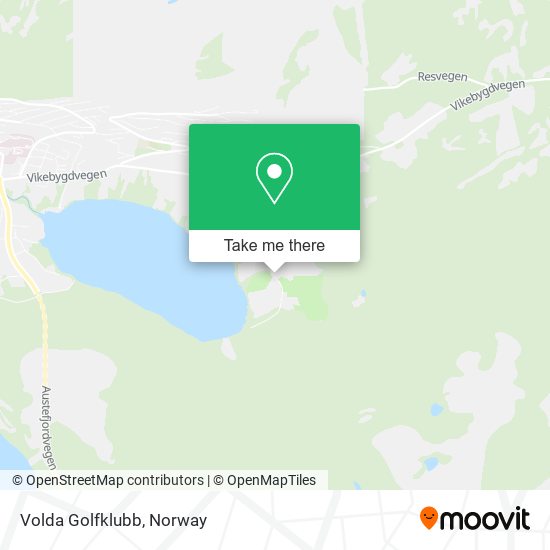 Volda Golfklubb map