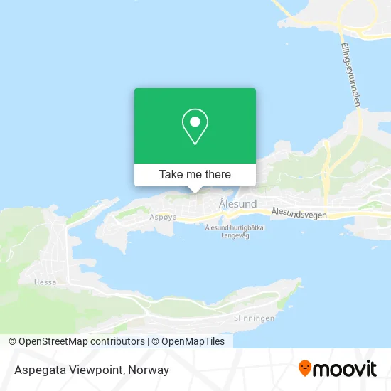 Aspegata Viewpoint map