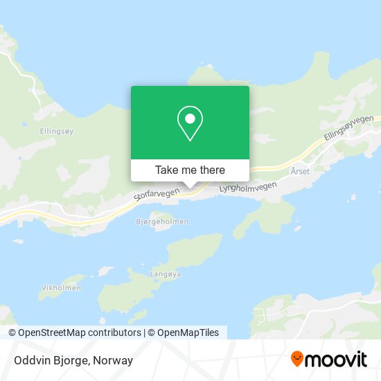 Oddvin Bjorge map