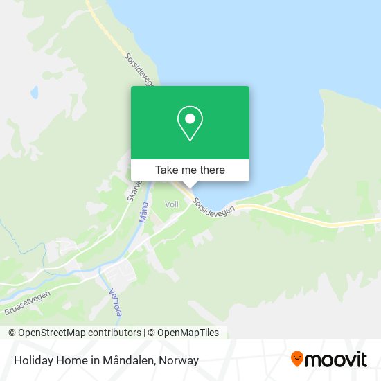 Holiday Home in Måndalen map