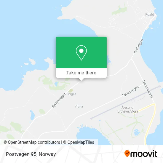 Postvegen 95 map