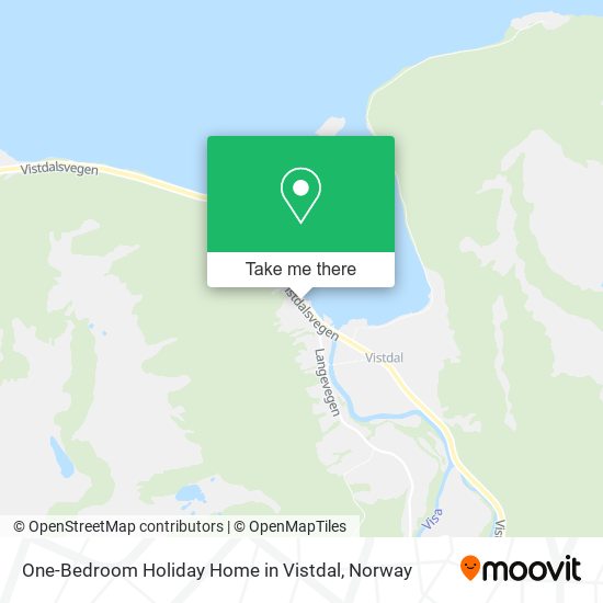 One-Bedroom Holiday Home in Vistdal map