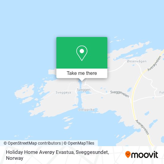 Holiday Home Averøy Evastua, Sveggesundet map