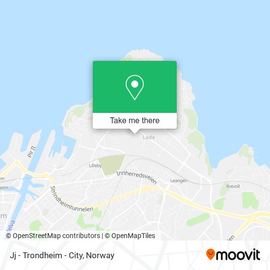 Jj - Trondheim - City map