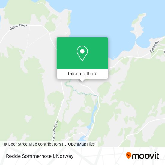 Rødde Sommerhotell map