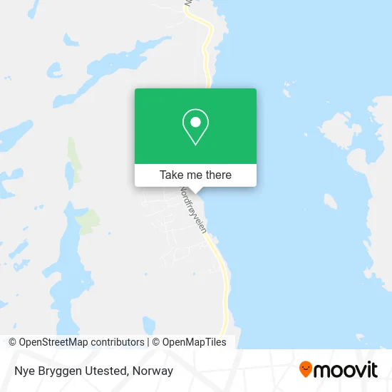 Nye Bryggen Utested map