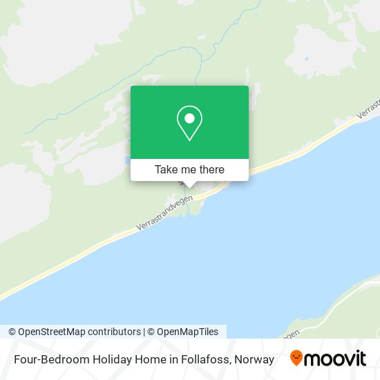 Four-Bedroom Holiday Home in Follafoss map