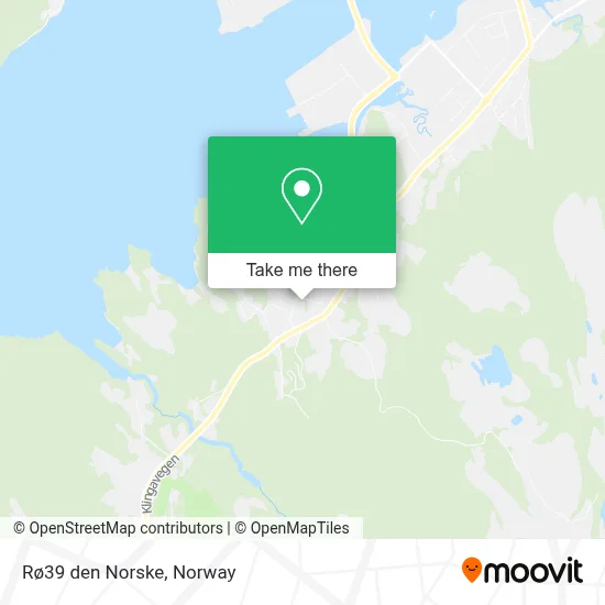 Rø39 den Norske map