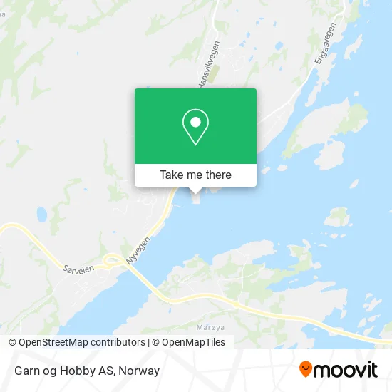 Garn og Hobby AS map