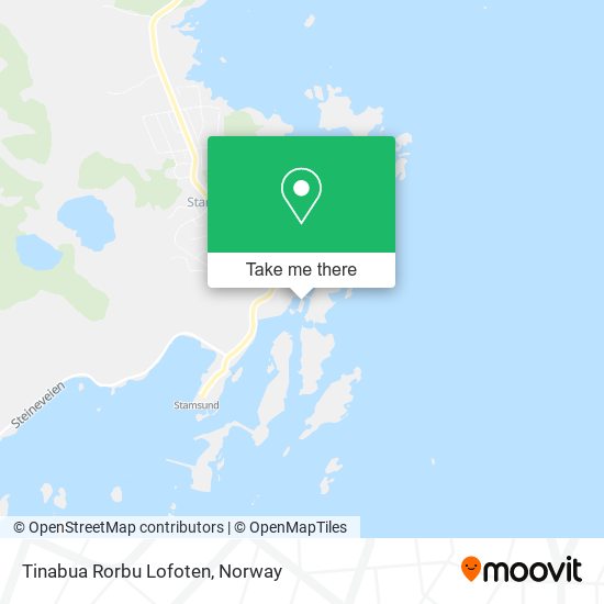 Tinabua Rorbu Lofoten map