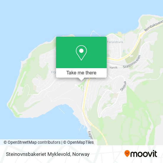 Steinovnsbakeriet Myklevold map