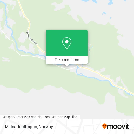 Midnattsoltrappa map