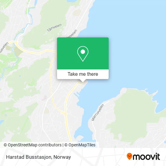 Harstad Busstasjon map