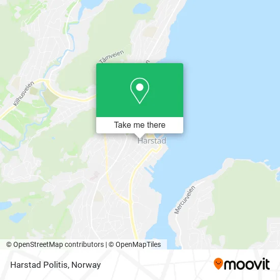 Harstad Politis map