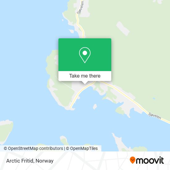 Arctic Fritid map